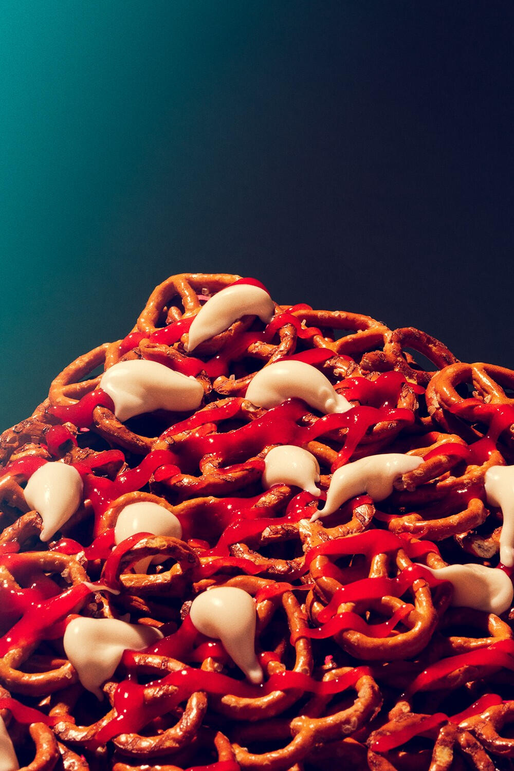 A liminal shot of paprika-flavored flips
